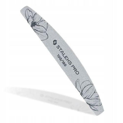 Pilnik do paznokci STALEKS mineralny PÓŁKSIĘŻYC łódka 100/180 100 na Arena.pl