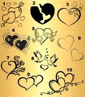 Złoty Łańcuszek 585 Gruby Naszyjnik Pełne Serce Serduszko ZŁOTO 14K