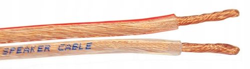 KABEL PRZEWÓD GŁOŚNIKOWY DWUŻYŁOWY CAR HI-FI AUDIO 2 x 1,5mm CCA HQ 20 na Arena.pl