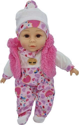 LALKA BOBAS MÓWI I ŚPIEWA POLSKI 35CM + Butelka_73 na Arena.pl