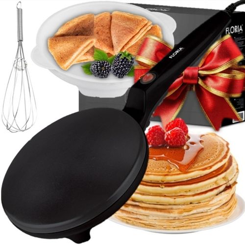 NALEŚNIKARKA ELEKTRYCZNA AUTOMATYCZNA CZARNA NON STICK 20CM 700W na Arena.pl