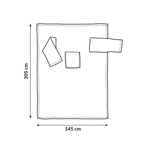 Kocyko-szlafrok - Biały na Arena.pl