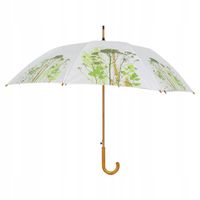 Przeźroczysta Parasolka z motywem roślinnym 120 cm Parasol Esschert Design