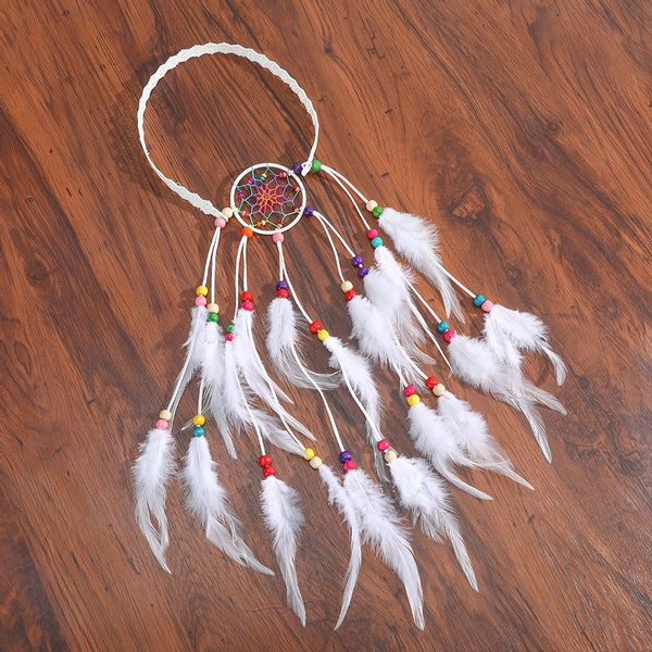 Pióropusz OPASKA do Włosów PIÓRKA ŁAPACZ SNÓW A15 zdjęcie 2