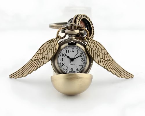 Brelok zegarek Harry Czarownik Snitch miniaturowy zegarek w formie Złotego na Arena.pl