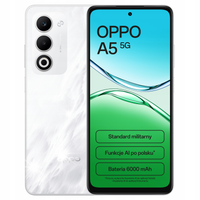 Smartfon OPPO A5 5G 4 GB/ 128 GB Biały