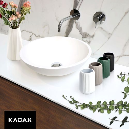 KUBEK ŁAZIENKOWY NA SZCZOTECZKI PASTĘ SZARY na Arena.pl