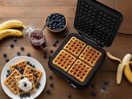 GOFROWNICA NA 4 DUŻE GOFRY REGULACJA TEMPERATURY i STOPNIA WYPIEKANIA na Arena.pl