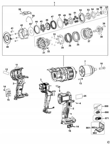 DEWALT OBUDOWA DO DCD790 N181495 na Arena.pl
