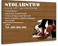 TABLICZKA REKLAMOWA szyld z nadrukiem 40x30 cm stolarstwo