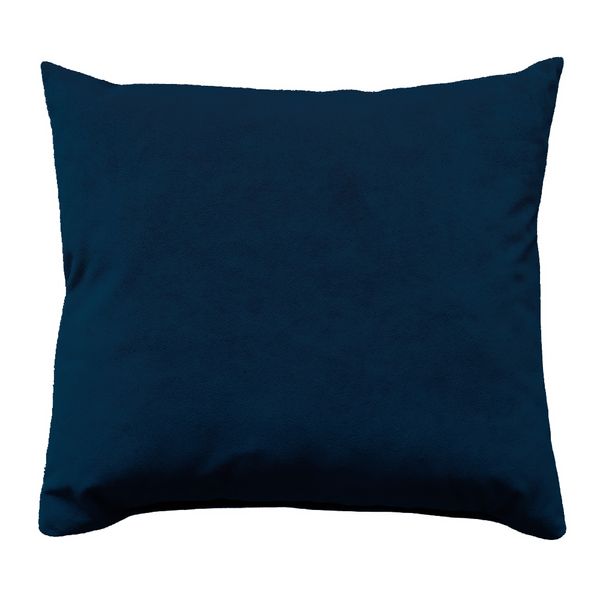 Granatowy Fotel Uszak + Podnóżek + Poduszka GRATIS