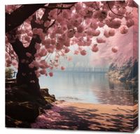 Obraz 70x70cm Spokój Sakury