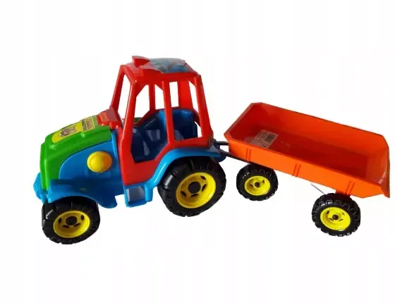 Traktor z przyczepą w siatce CHOIŃSKI zdjęcie 1
