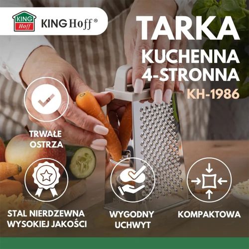 czterostronna tarka kuchenna kinghoff kh-1986 na Arena.pl