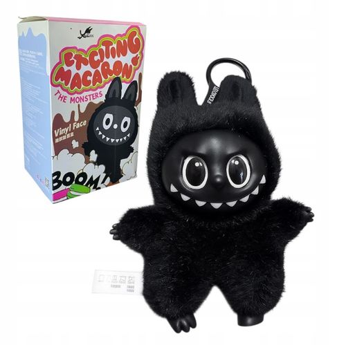 Maskotka Brelok pluszowa czarna BU-BU figurka zawieszka, prezent – 17 cm na Arena.pl