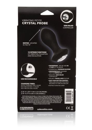 vibrating petite crystal probe black na Arena.pl