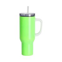 Kubek podróżny ze stali nierdzewnej 1200 ml do sublimacji - zielony neon