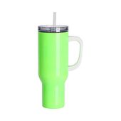 Kubek podróżny ze stali nierdzewnej 1200 ml do sublimacji - zielony neon