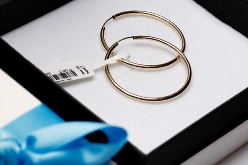 złote kolczyki koła 3cm próba 333 na Arena.pl