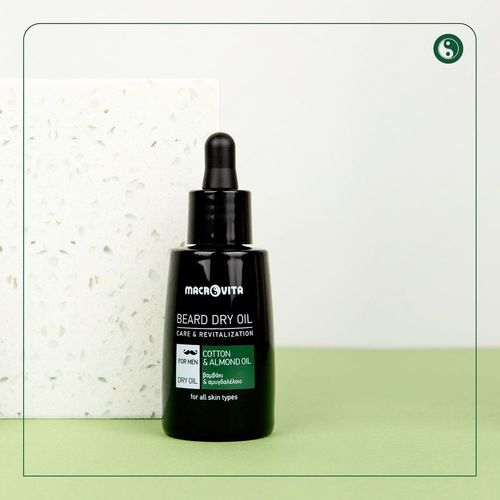 MACROVITA suchy olejek do pielęgnacji brody z bawełną i olejkiem migdałowym 30ml na Arena.pl
