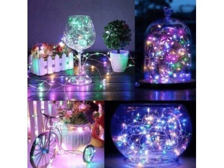 Lampki druciki choinkowe 100 led na baterie diody na Arena.pl