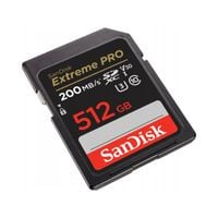 Karta SD Sandisk 512GB SDXC Extreme PRO 200MB/s A2 C10 V30 UHS-I U3