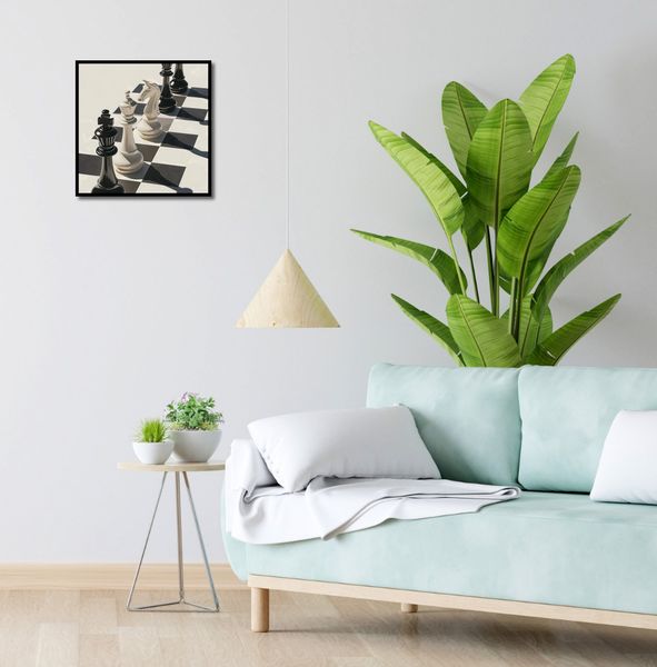 Plakat 40x40cm Szach i Mat zdjęcie 4