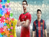 Puzzle tradycyjne - Ronaldo Messi Neymar
