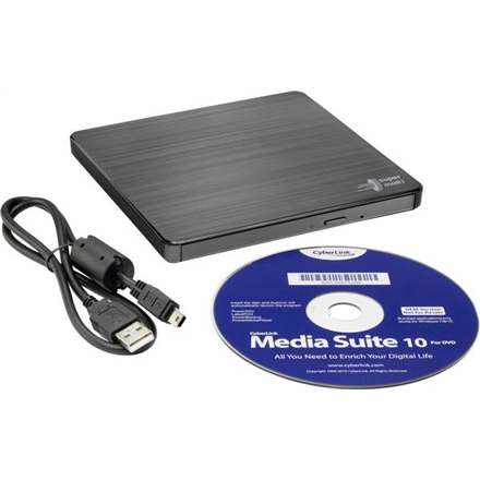 H.L Data Storage  Ultra Slim Portable DVD-Writer Black na Arena.pl