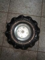 Koło ogumione fi 16 mm do taczki jodełka PR1800-4, 136kg nośności na koło