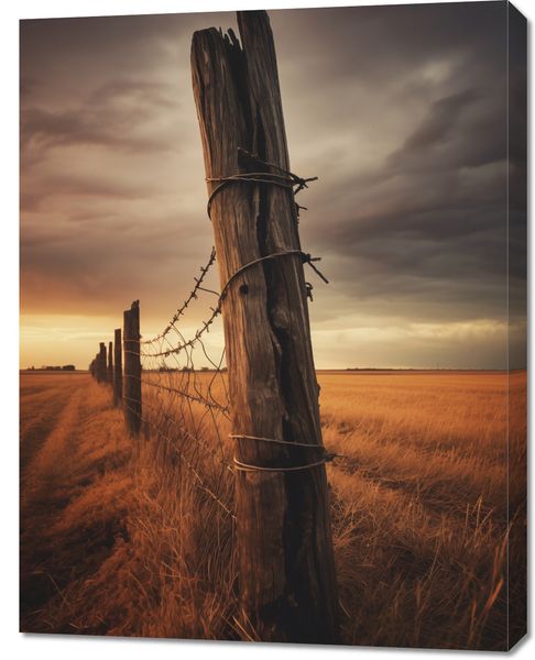 Obraz 70x90cm Zachód na Pograniczu zdjęcie 1