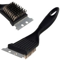 SKROBACZKA SZCZOTKA ZE SKROBAKIEM DO CZYSZCZENIA GRILLA RUSZTÓW CZYŚCI