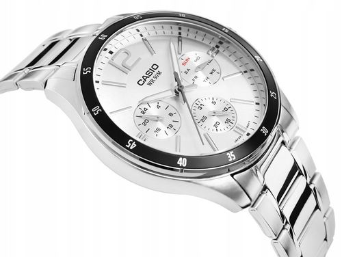 ZEGAREK MĘSKI CASIO ELEGANCKI DO KOSZULI GARNITURU NA RĘKE BRANSOLECIE BOX na Arena.pl