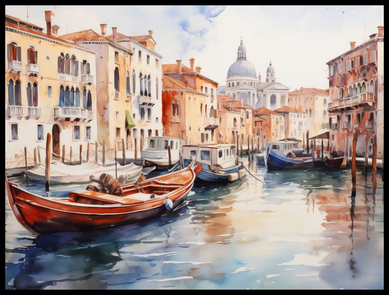 Plakat 80x60cm Wenecka Impresja zdjęcie 2