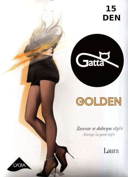 Rajstopy Gatta 15 den Lycra 2-S Golden zdjęcie 1