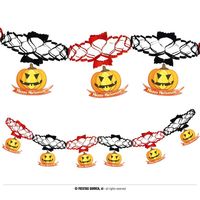 girlanda dynie halloween 15x200cm czerwono czarna