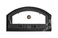 DRZWI C05 PRAWE - 42X70 CM + TERMOMETR 0-500°C do pieca pizzy pizzeria żeliwne