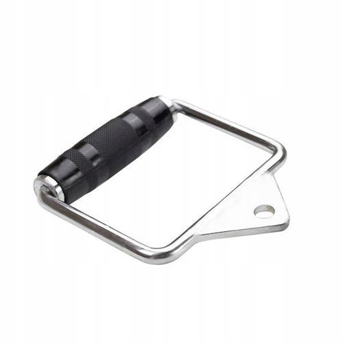 POJEDYŃCZY UCHWYT CHROMOWANA STAL GUMOWY UCHWYT SOLIDNY WYTRZYMAŁY HMS na Arena.pl