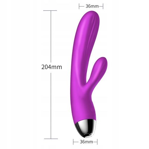 Wibrator-Silicone Vibrator and Pulsator Purple USB na Arena.pl