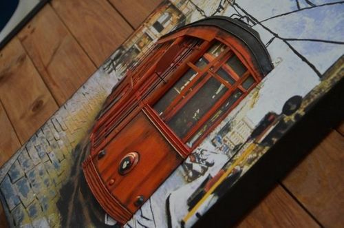 Obraz 3d tramwaj na Arena.pl