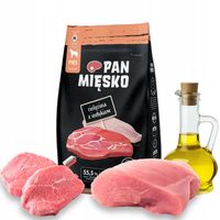 PAN MIĘSKO Cielęcina Indyk 3kg Chrupki M średnie