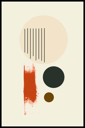 Plakat 53x81cm Symetryczna Struna na Arena.pl