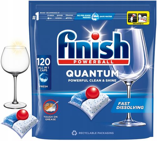 finish kapsułki quantum all-in-1 120 regular na Arena.pl