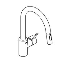 Bateria GROHE Eurosmart Cosmopolitan 31481001 Chrom