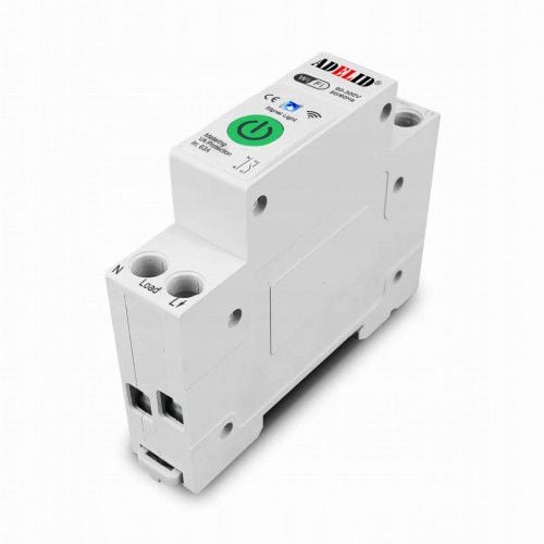 BEZPIECZNIK ADELID 10A-63A WIFI TUYA ZDALNE STEROWANIE POMIAR na Arena.pl