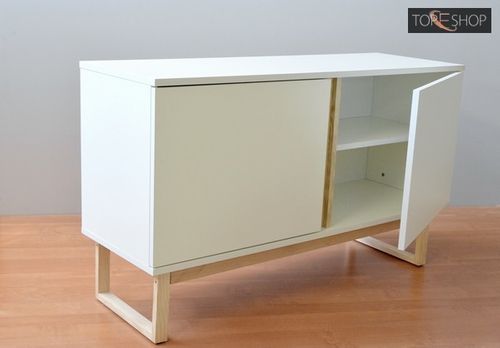 Komoda deskom2 biały/sosna na Arena.pl