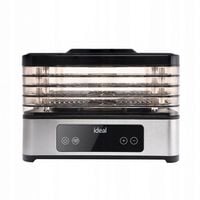 SUSZARKA DO ŻYWNOŚCI IDEAL INOX 400W 5 POZIOMÓW TIMER LED