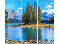 90CM 80 OBRAZ 3 ELEM JEZIORO MALIGNE ŚCIENNY