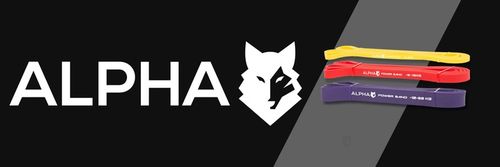 Zestaw 3 Gum Oporowych do Ćwiczeń z Uchwytem Gratis - Power Band ALPHA na Arena.pl