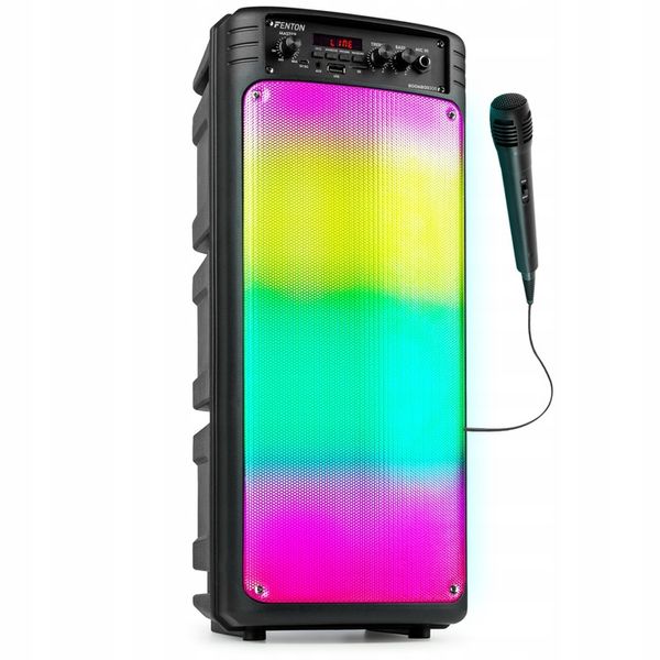 Boombox głośnik mobilny BT LED mikrofon Fenton zdjęcie 2